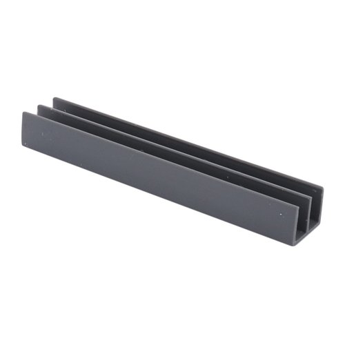 Brixwell D712BL-CCP95 Black Upper Plastic Track for 1/4" Sliding Panels  95" Stock Length