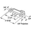 CRL F2596 Bronze Sliding Window Lock with 2-1/4" Screw Holes and 3/8" Latch Projection