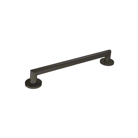 CRL GBB18MBL Matte Black Mitered 18" Round Grab Bar