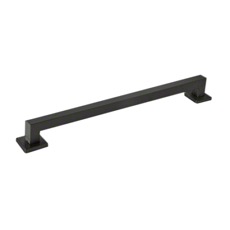 CRL GBE24MBL Matte Black Mitered 24" Square Grab Bar