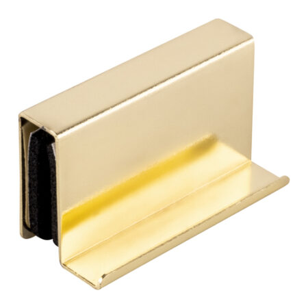 CRL GDH60BR Brass Finger Grip Strike Plate