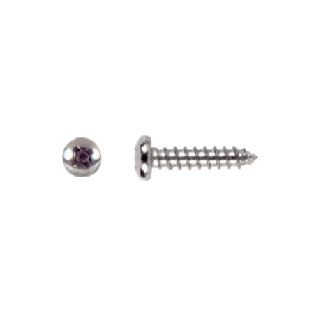 CRL GDHSCCH Chrome Mounting Screw for Hinges and Magnetic Glass Door Latches - pack of 50