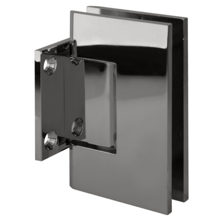 CRL GEN074CH Chrome Geneva 074 Series Wall Mount Short Back Plate Hinge