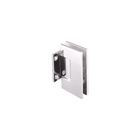 CRL GEN574BN Brushed Nickel Geneva Series 5 Degree Pre-Set Wall Mount Short Back Plate Hinge