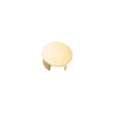 CRL GR20ECPB Polished Brass End Cap for 2" Cap Railing