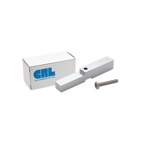 CRL HAB01SN Satin Nickel Adapter Block for Prima, Shell and Rondo Hinges