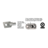 CRL KMK4 Keymatic Number 4 Combination Key for Keymatic Series Locks