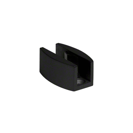 CRL LS307MBL Matte Black Laguna Series Adjustable Bottom Floor Guide