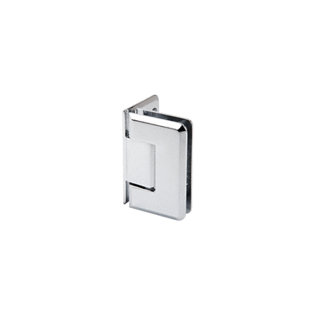 CRL P1N544CH Polished Chrome Pinnacle 544 Series 5 Degree Wall Mount Offset Back Plate Hinge