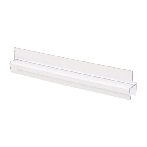 CRL P501BR36 One-Piece 36" Bottom Rail With Clear Wipe for 3/8" Glass- 10/BX