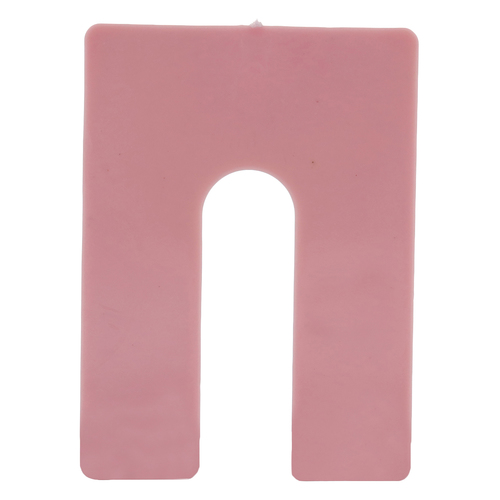 CRL PHS34-XCP100 Black 1/4" x 4" Jumbo Size Plastic Horseshoe Shims - pack of 100