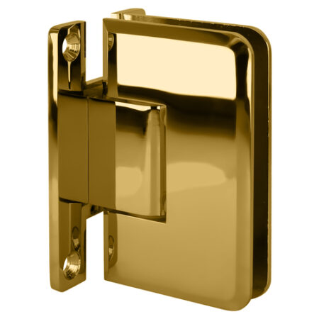 CRL PLY037BR Brass Plymouth Series Wall Mount 'H' Back Plate Hinge