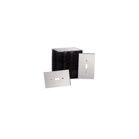 CRL PMP10150B-XCP50 Clear Single Toggle Switch Acrylic Mirror Plates in Bulk - pack of 50