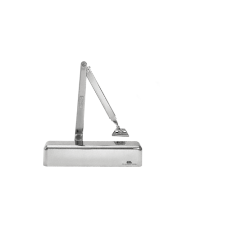 CRL PR70BFCH Polished Chrome Adjustable Spring Power Size 1/2 to 4 Surface Mount Door Closer