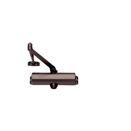 CRL PR80DU Dark Bronze Adjustable Spring Power Size 2 to 5 Surface Mount Door Closer