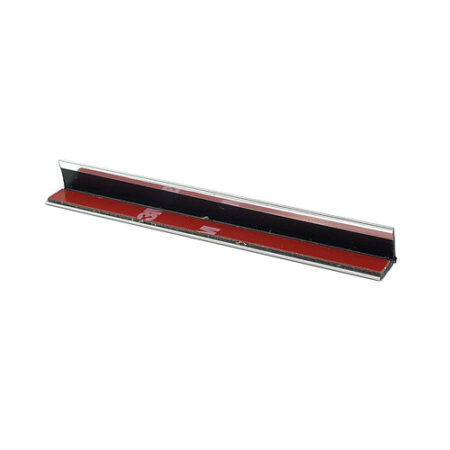 Brixwell PRT200CH-XCP25 Chrome 3/8" Plastic Reflective Outside Angle Molding - 96" Stock Length - pack of 25