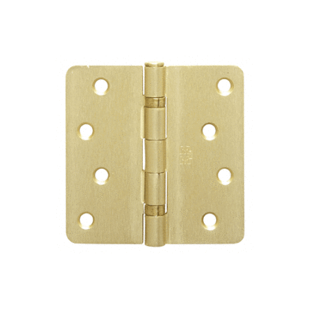 CRL RB44DB Dull Brass 4" x 4" Residential Bearing Hinge 1/4" Radius