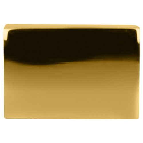 CRL S0GC37RBSC Brushed Satin Chrome Right Hand "Sleeve Over" Wall Mount Glass Clamp