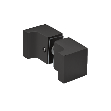 CRL SDKSQ20RB Oil Rubbed Bronze Back-to-Back Square Finger Pull Knob