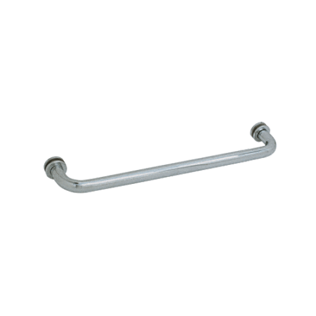 CRL SDTBS18BN Brushed Nickel 18" Single-Sided Towel Bar for Glass