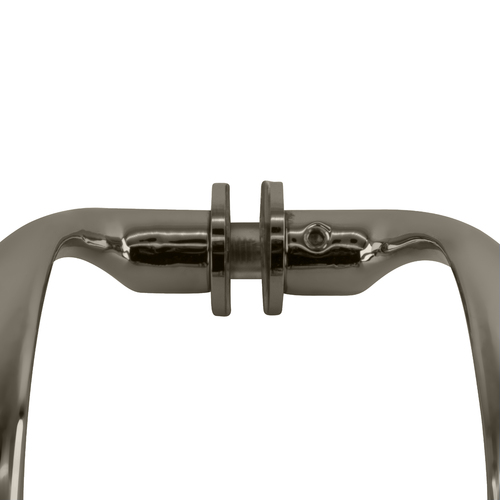 CRL SSDP6PN Polished Nickel 6" Back-to-Back Sculptured Solid Pull Handle