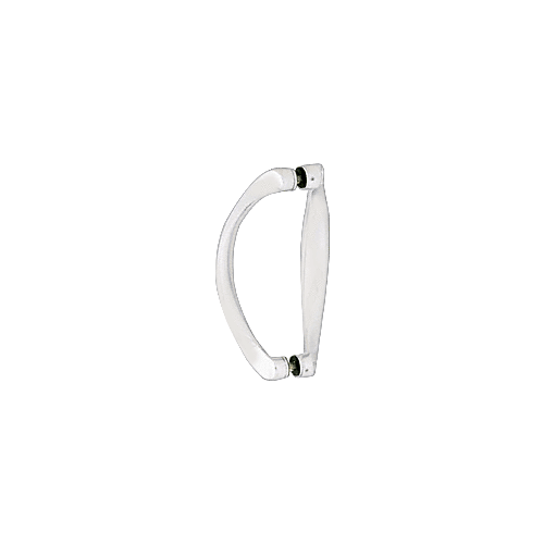 CRL SSDP6PN Polished Nickel 6" Back-to-Back Sculptured Solid Pull Handle