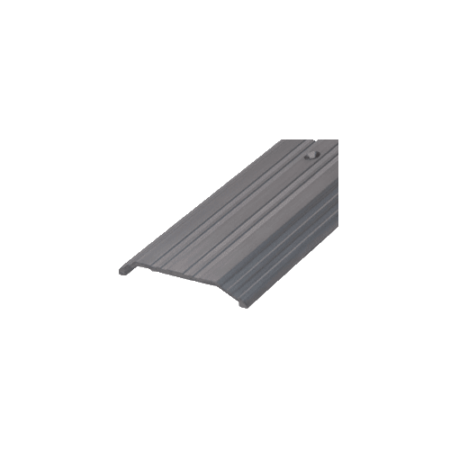 CRL TH014D185 Dark Bronze 4" x 1/2" Saddle Aluminum Threshold - 185" in Length