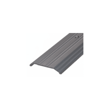 CRL TH014D72 Dark Bronze 4" x 1/2" Saddle Aluminum Threshold - 73" Long