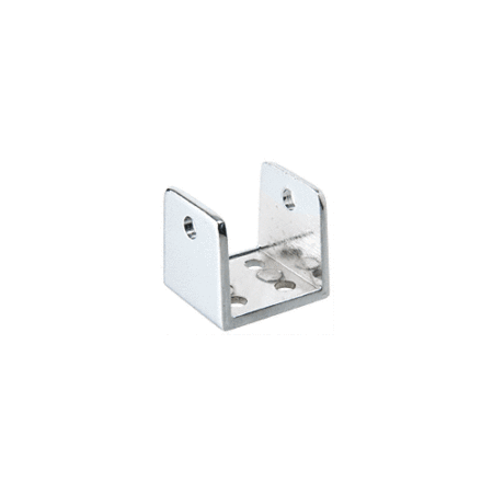 CRL TP728 Chrome U-Bracket for Restroom Partitions