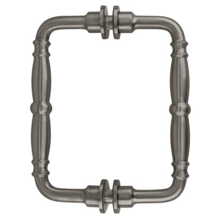 CRL V1C6X6BSC Brushed Satin Chrome 6" Victorian Style Back-to-Back Pull Handle