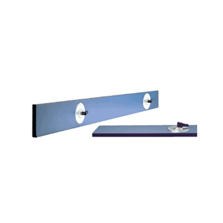 CRL VCR48 48" Phenolic Straight Edge with Suction Cups