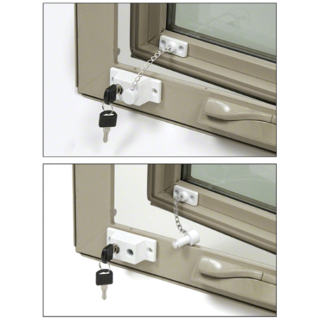 CRL WH311KA Window and Door Chain Lock