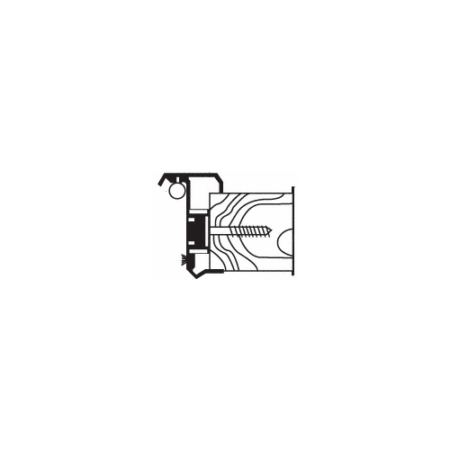 CRL WS059WV80 White Combination Astragal and Flush Bolt Assembly