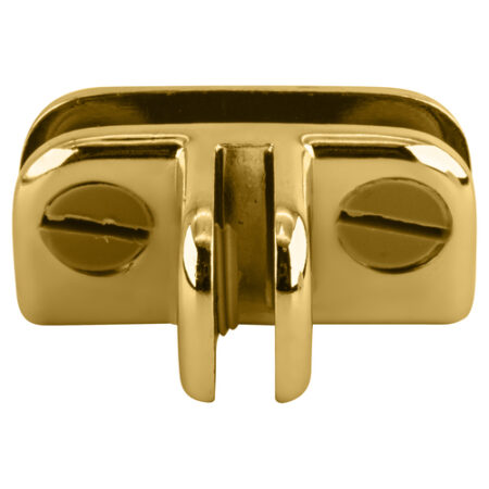 CRL ZLC9BR Brass Three-Way 90 Degree Adjustable Shelf Connector